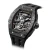 TSAR BOMBA Elemental Carbon 45mm Black Skeleton Dial Men's Carbon Automatic Skeleton Watch TB8228CF-01