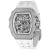 TSAR BOMBA Elemental Skeleton 43mm Silver Skeleton Dial Men's Automatic Skeleton Watch TB8208D-11