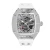 TSAR BOMBA Light Matter 45mm Skeleton Dial Men's Transparent Automatic Skeleton Watch TB8223(1+1)-01