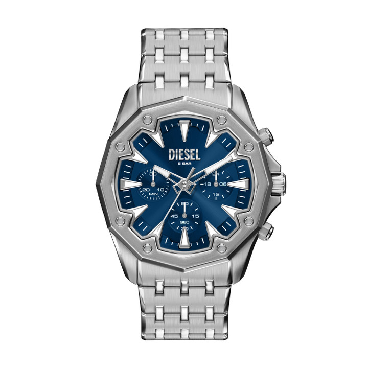 Diesel Stinger 46mm Blue Dial Men's Quartz Chronograph Watch DZ4706