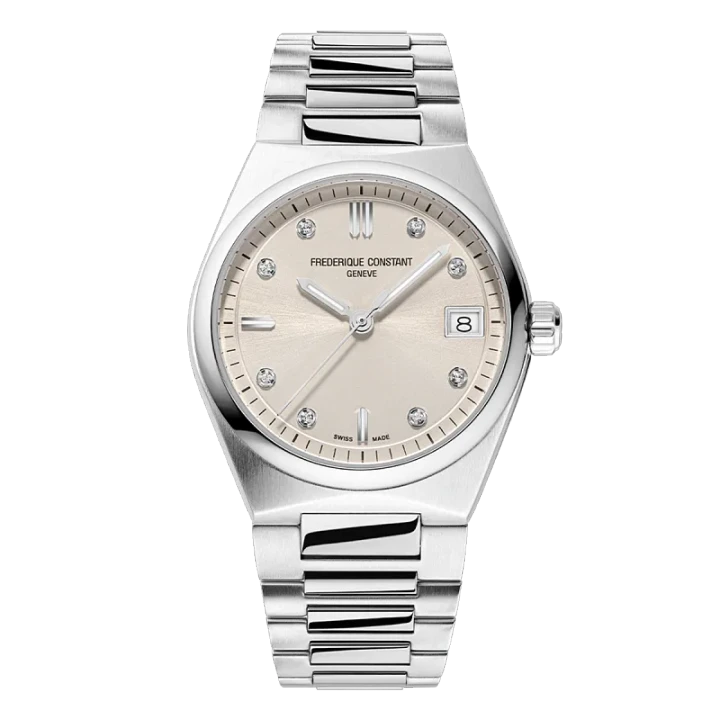 Frederique Constant Highlife 31 mm Silver-Tone Dial Women's Quartz Watch FC-240BGD2NH6B