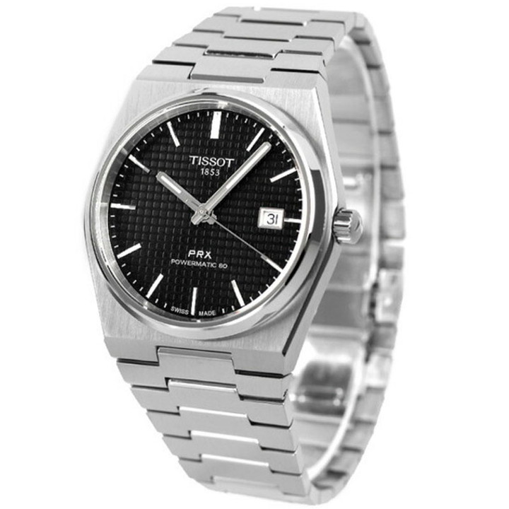 Tissot PRX Powermatic 80 40mm Black Dial Steel Men's Watch T1374071105100