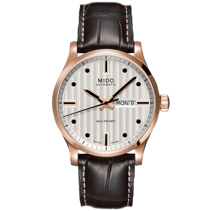 Mido Multifort Automatic 42mm Silver Dial Steel Men's Watch M0054303603180