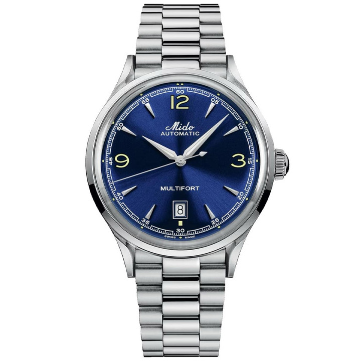 Mido Multifort Powerwind Automatic 40mm Blue Dial Steel Men's Watch M040.407.11.047.00