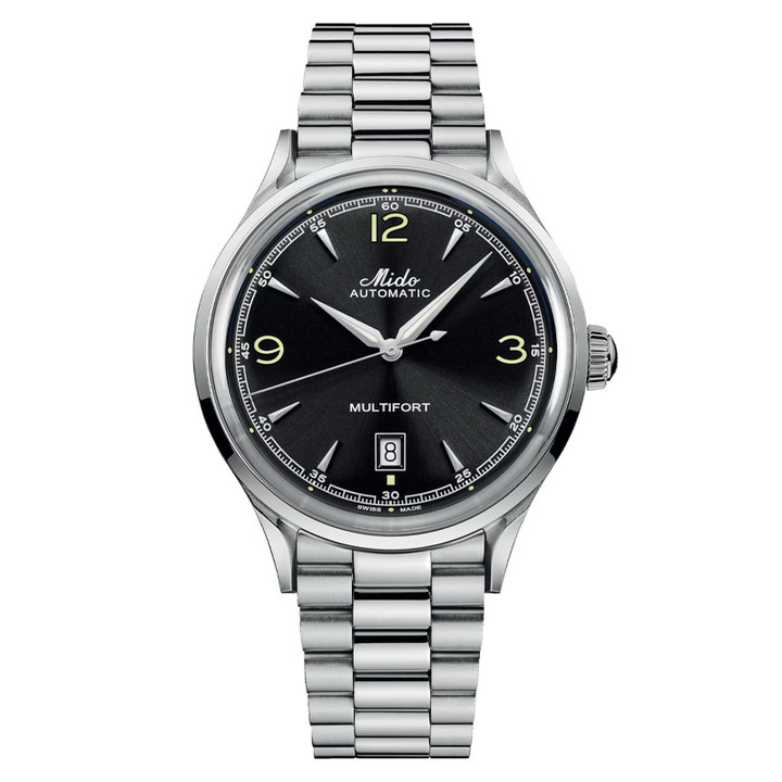Mido Multifort Powerwind Automatic 40mm Black Dial Steel Men's Watch M040.407.11.057.00