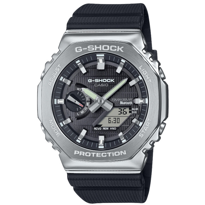 Casio G-Shock 49.3 × 44.4 × 11.9mm Black Dial Men's Watch GBM2100-1A