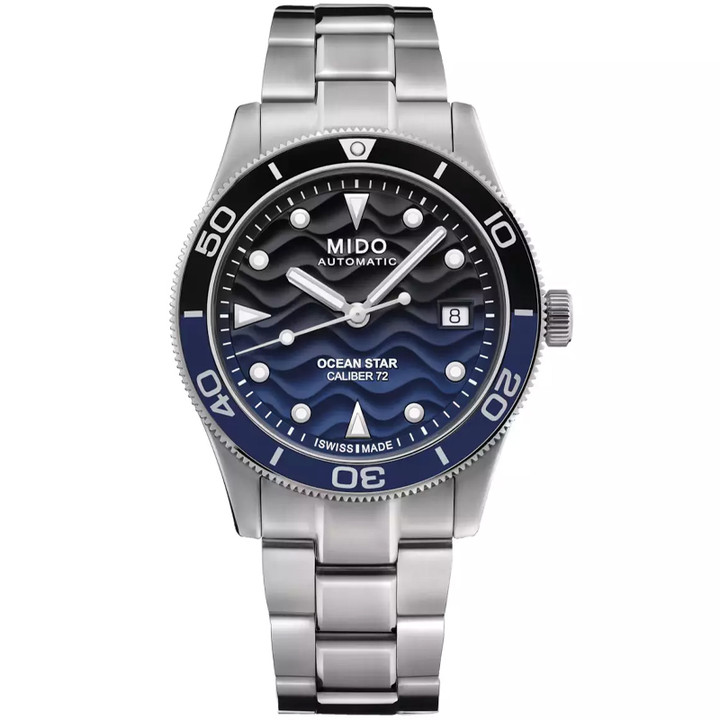 Mido Ocean Star Automatic 39mm Blue Gradient Dial Steel Men's Watch M026.907.11.041.00