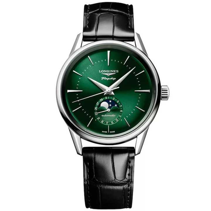 New Longines Flagship Heritage Moonphase Men's Watch