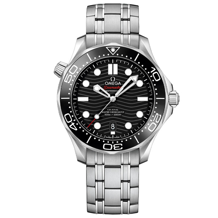 Omega Seamaster Diver 300M Automatic 42mm Black Dial Steel Men's Watch 210.30.42.20.01.001