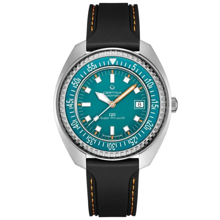 Certina DS SUPER PH1000M STC Teal Dial 43.5mm Men's Watch C0249071704110