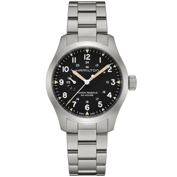 Hamilton Khaki Field Mechanical Power Reserve 40mm SS Men's Watch