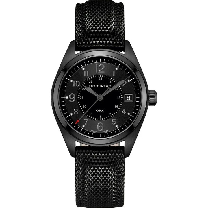 Hamilton Khaki Field Quartz 40mm Black Dial Men's Watch