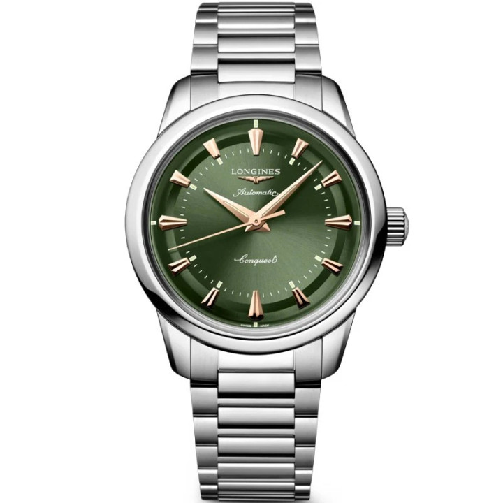 Longines Conquest Heritage 38mm Green Dial Men's Watch