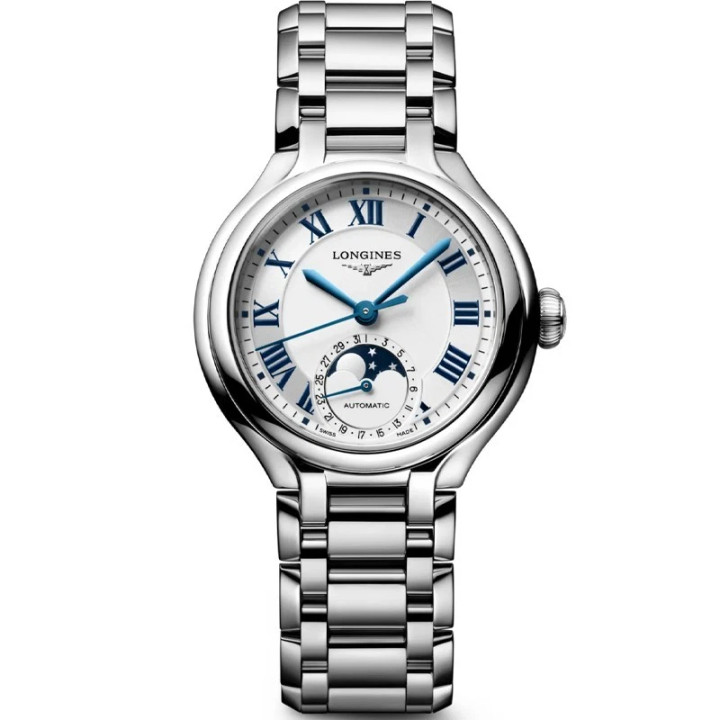 Longines PrimaLuna Moonphase Opaline Ivory Dial 34mm  Women's Watch