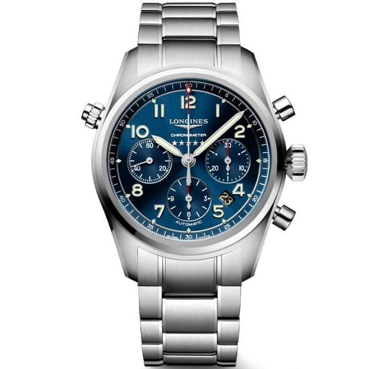 Longines Spirit 42mm Chronometer Blue Sunray Men's Watch
