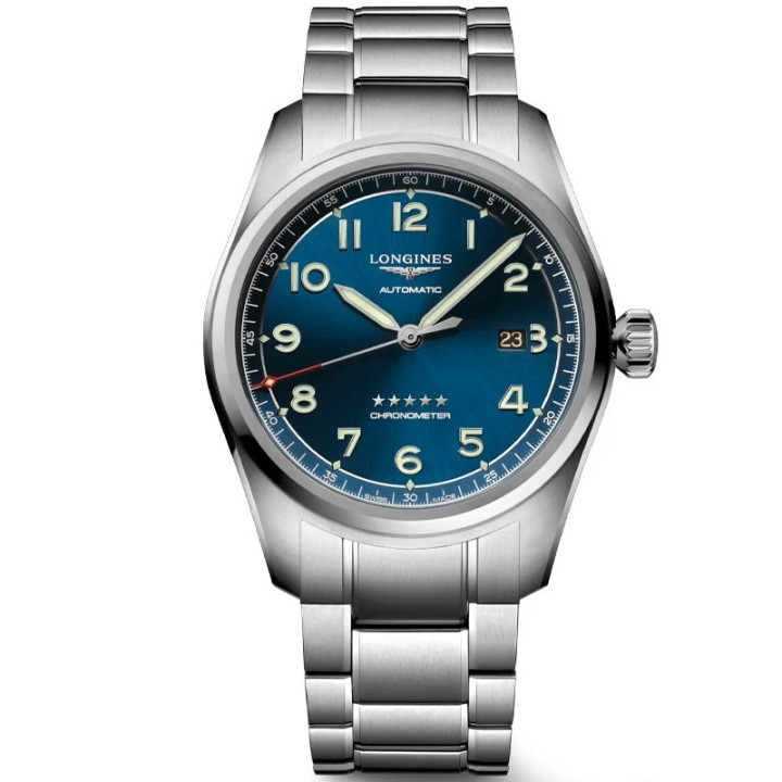 Longines Spirit 42mm Chronometer Sunray Blue Dial Men's Watch