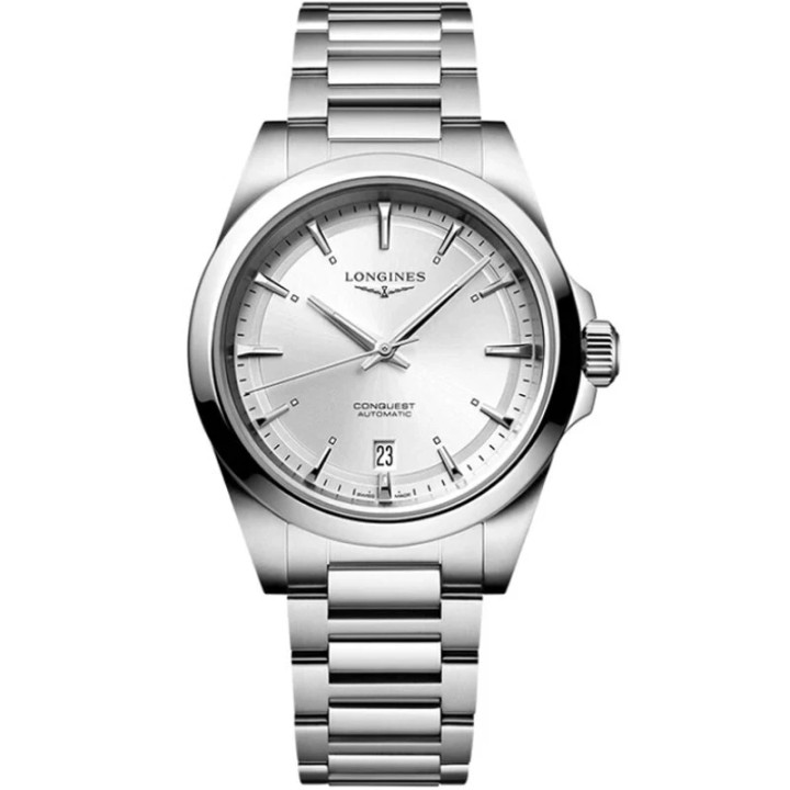 Longines Conquest 38MM Silver Dial SS Men's Watch