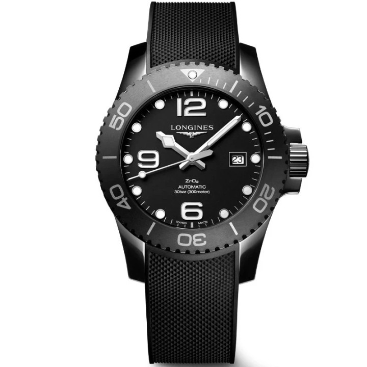 Longines HydroConquest 43mm Black Ceramic Men's Watch