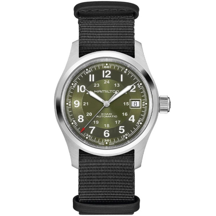 Hamilton Khaki Field Auto 38mm Green Dial Men's Watch