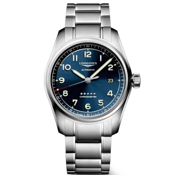 Longines Spirit 40mm Chronometer Blue Dial Steel Men's Watch