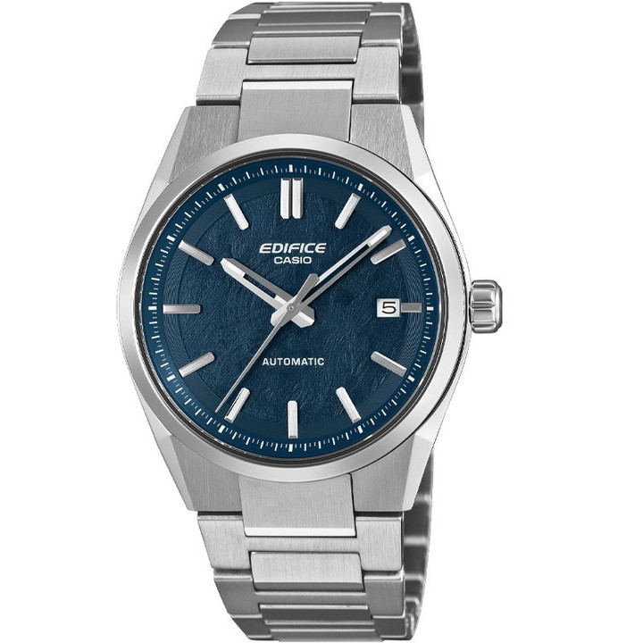Casio Edifice EFK-110D Automatic 38mm Blue Dial Steel Men's Watch EFK110D-2A