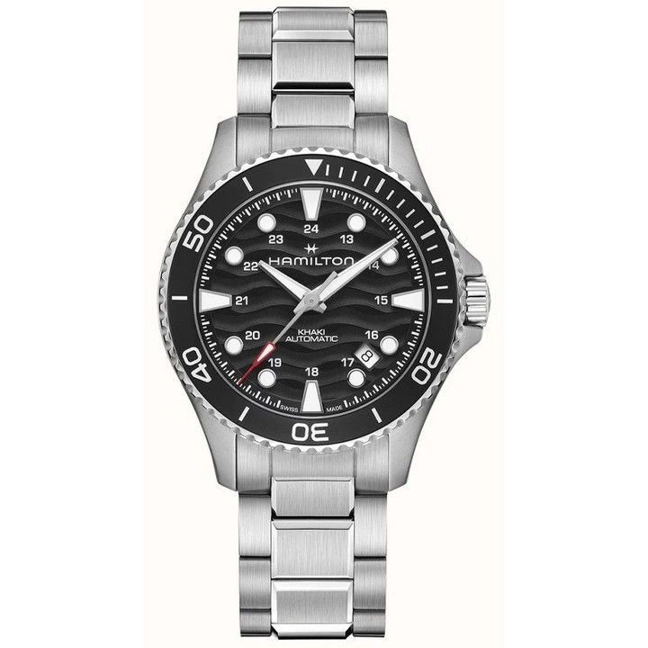 Hamilton Khaki Navy Scuba Auto 40mm Black Dial Steel Men's Watch H82415130