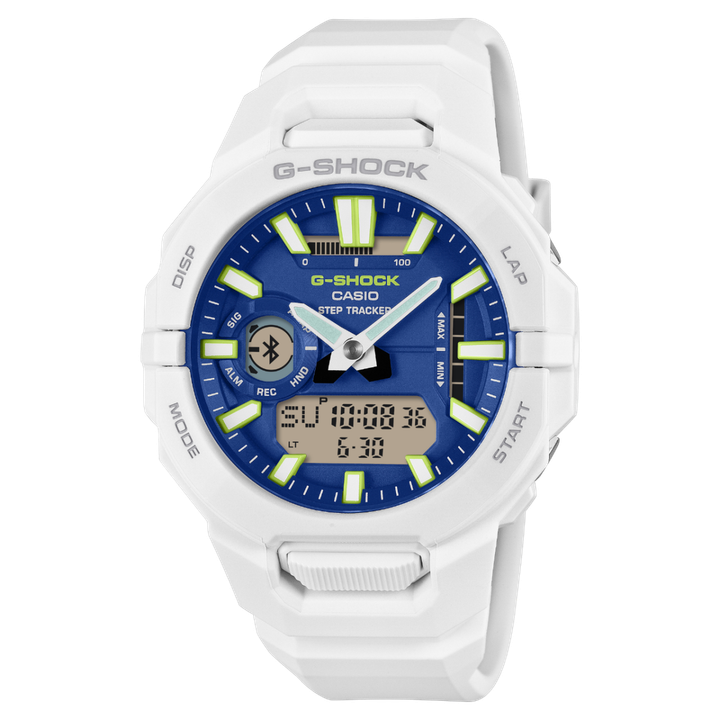 G-Shock G-SHOCK MOVE GBA-950 48.5mm White-Blue Digital Men's Watch GBA950-7A2