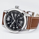New HAMILTON Khaki Field 42MM Brown LTHR Automatic Men's Watch
