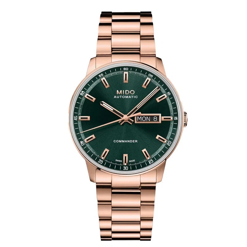 Mido Commander Datoday 40 Rose Gold M0214303309100