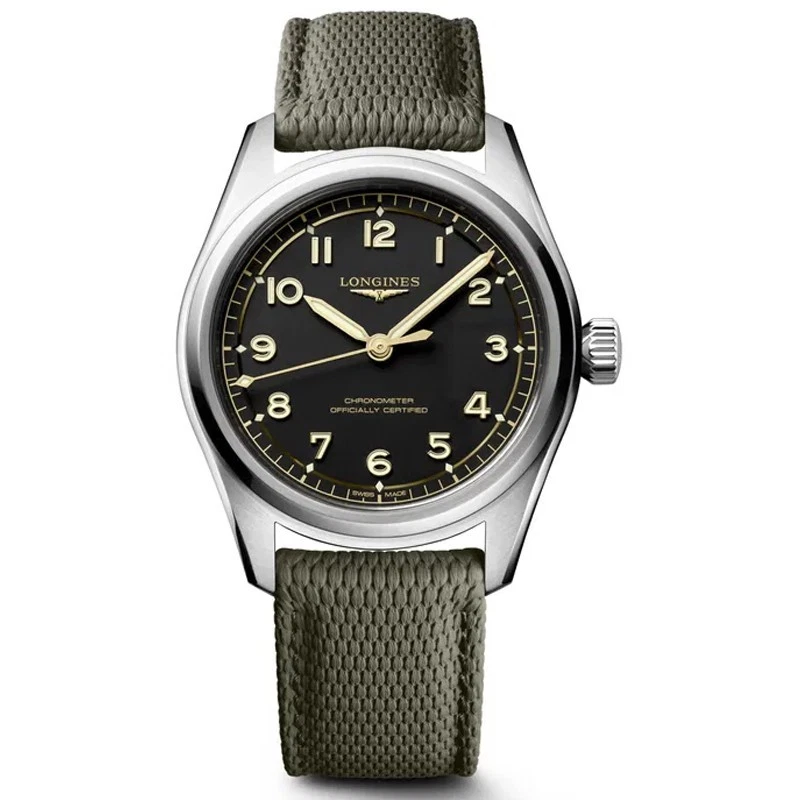 Longines Spirit Pilot Auto 39mm Black Dial Men's Watch L38094539
