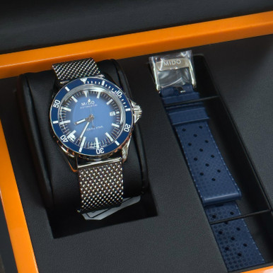Mido Ocean Star Tribute Automatic 40.5mm Blue Dial Watch