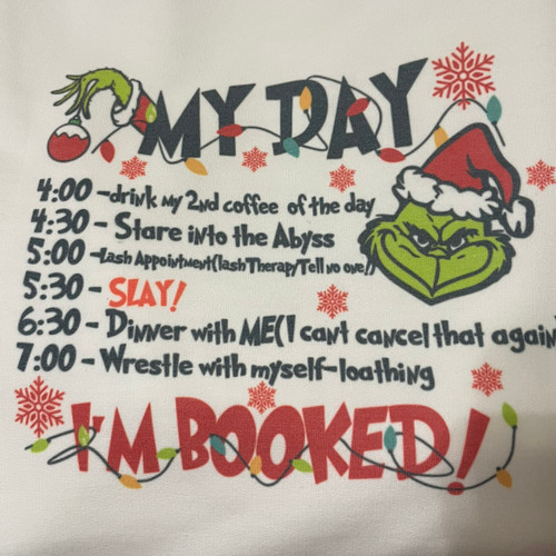 Im Booked Grinch Sweater