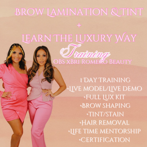Brow Lamination & Tint + Learn the Luxury Way