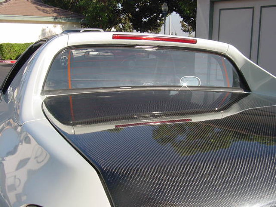 AC209TRC Advan OEM Design 19931998 Honda Del Sol Carbon Fiber Trunk