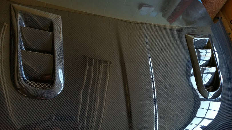 AC9010HCWT Advan CWT Vented Design 20072023 Fiat 500 Carbon Fiber Hood