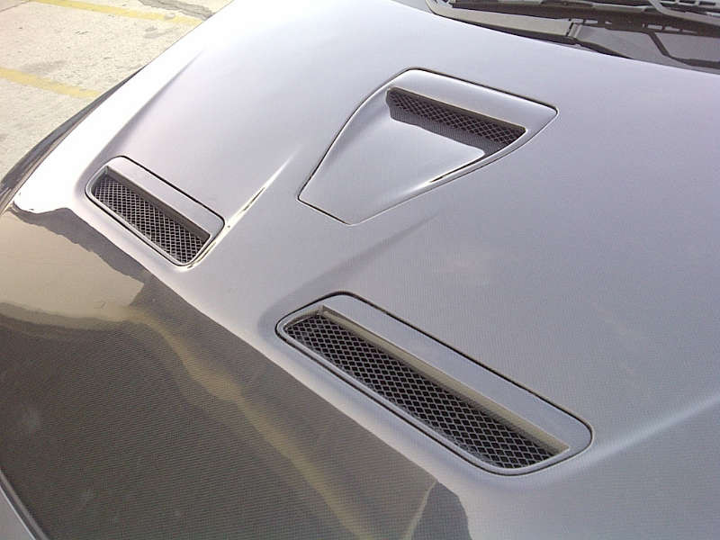 Rexpeed Evo X Hood Vents Oem Evo Bonnet Vent Rexpeed EVO IX Carbon