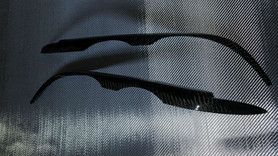 AC562EBC - Advan Design 1999-2005 BMW E46 3-Series Coupe Carbon Fiber Eye Lids
