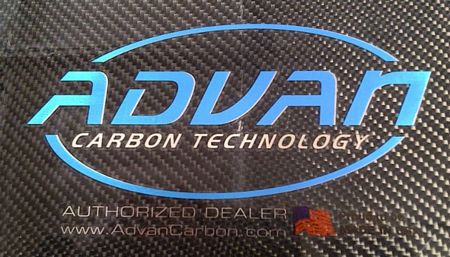 Advan Carbon Authorized Dealer Sticker