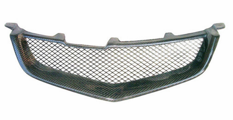 AC320GRMC - Advan Techno-R Design 2004-2005 Acura TSX Carbon Front Grill