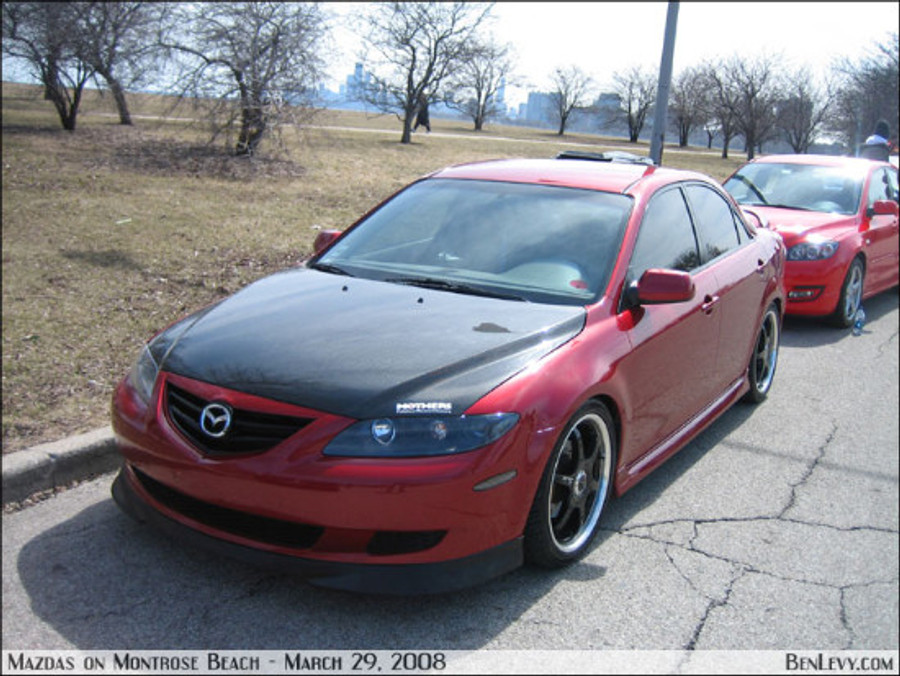 AC595HC - Advan OEM Design 2003-2008 Mazda 6 Carbon Fiber Hood