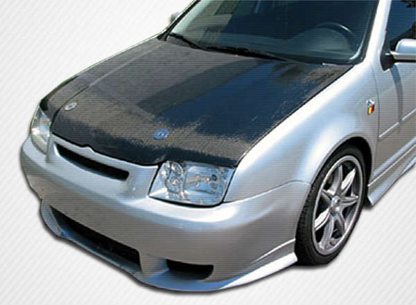 1999-2004 Volkswagen Jetta Black ABS Grille w/ Aluminum Mesh - Spec-D Tuning