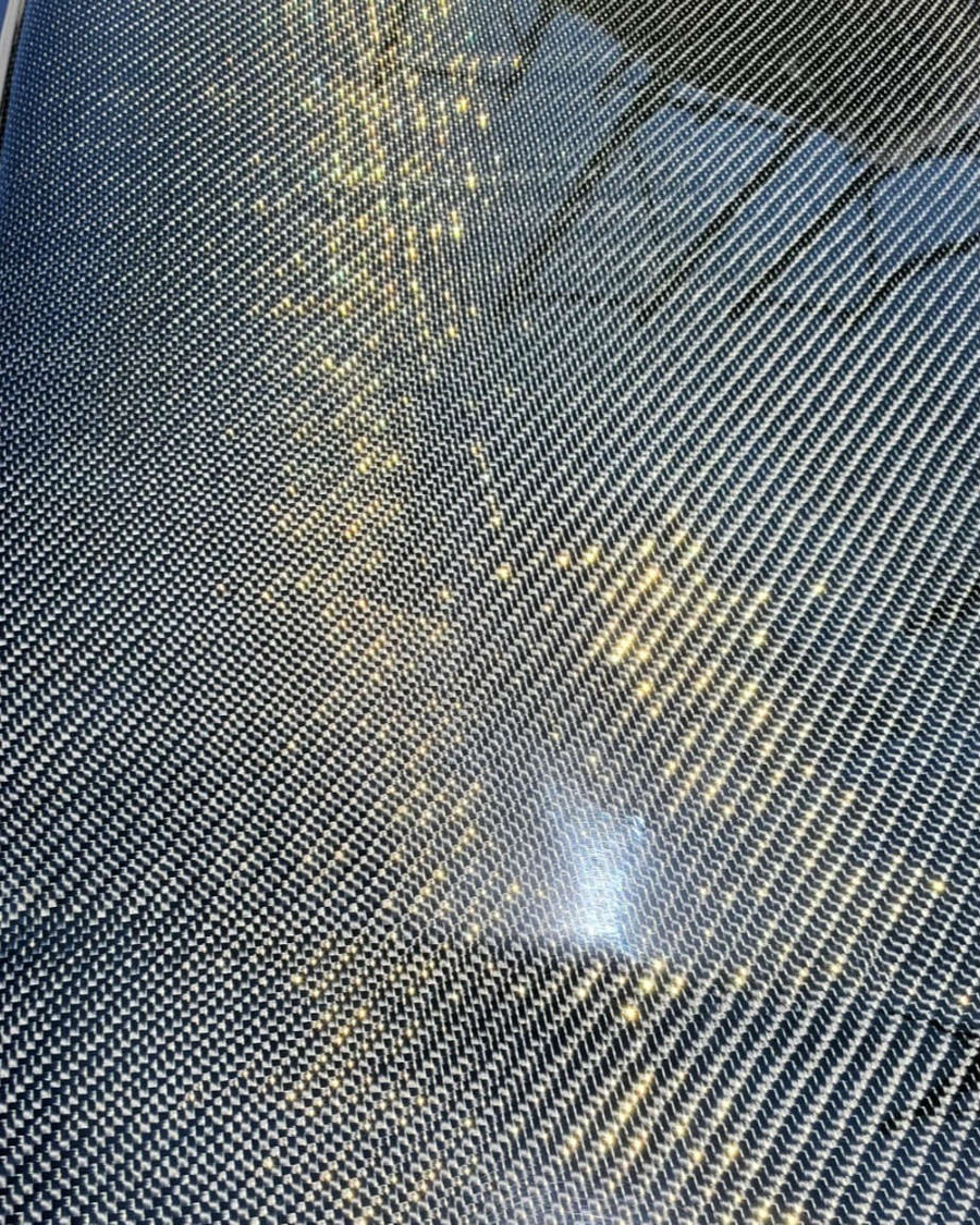 Gold Chrome Carbon Twill Weave Option