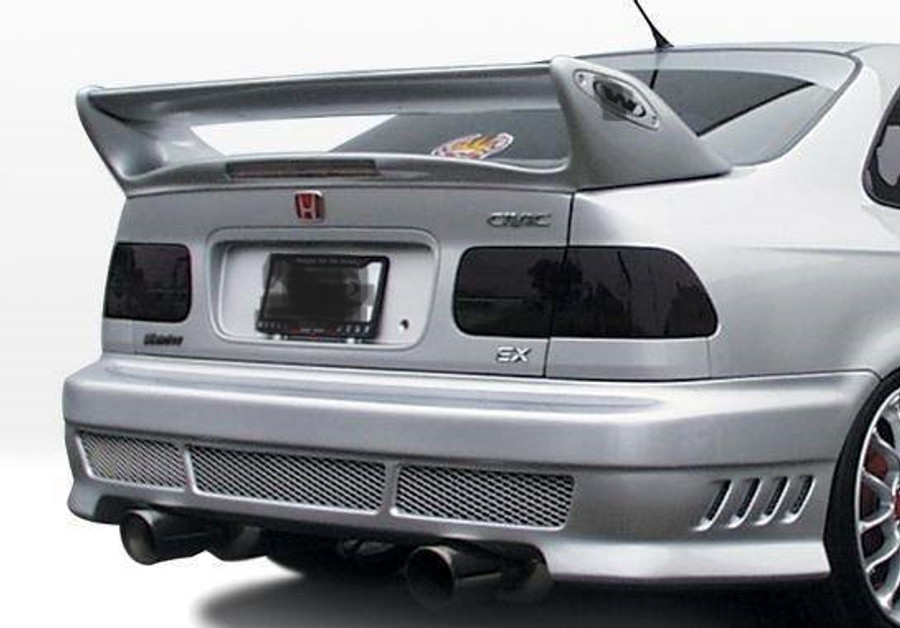 Type M 1996-2000 Honda Civic Coupe Rear Bumper Cover Urethane