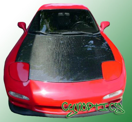 AC710HC - Advan OEM Design 1993-1998 Mazda RX-7 FD3S Carbon Fiber Hood