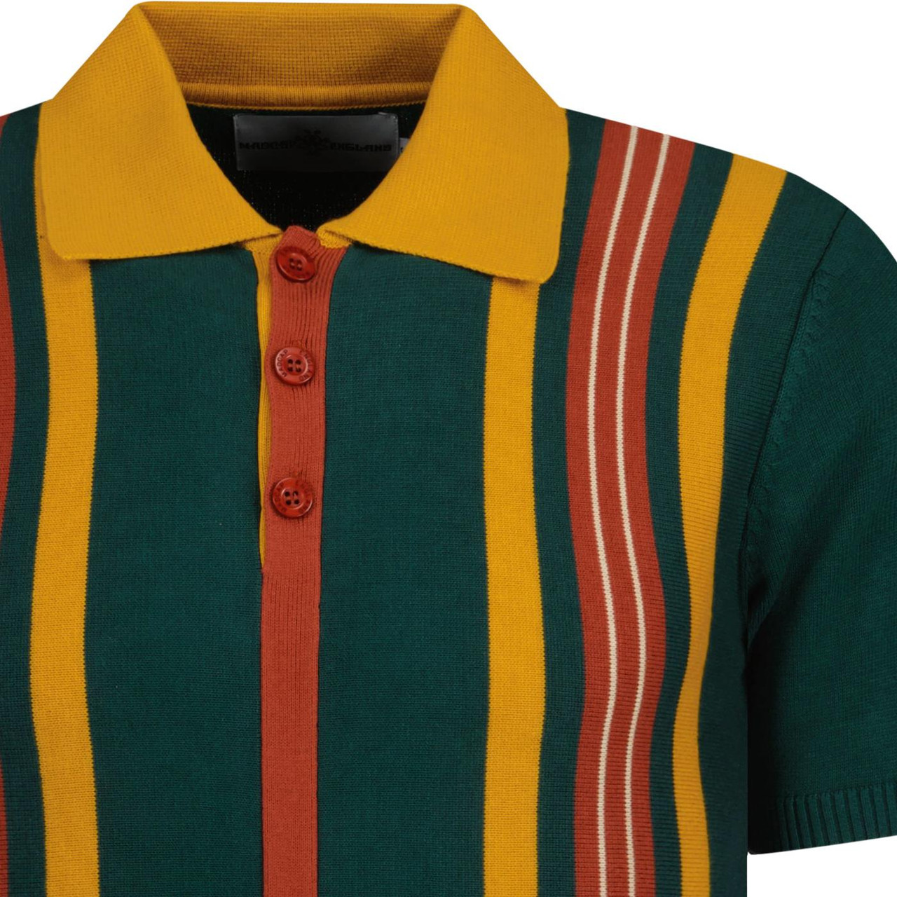 トップス opium england logo knit polo shirts Osbourne Knit Polo - Navy – Stuarts London