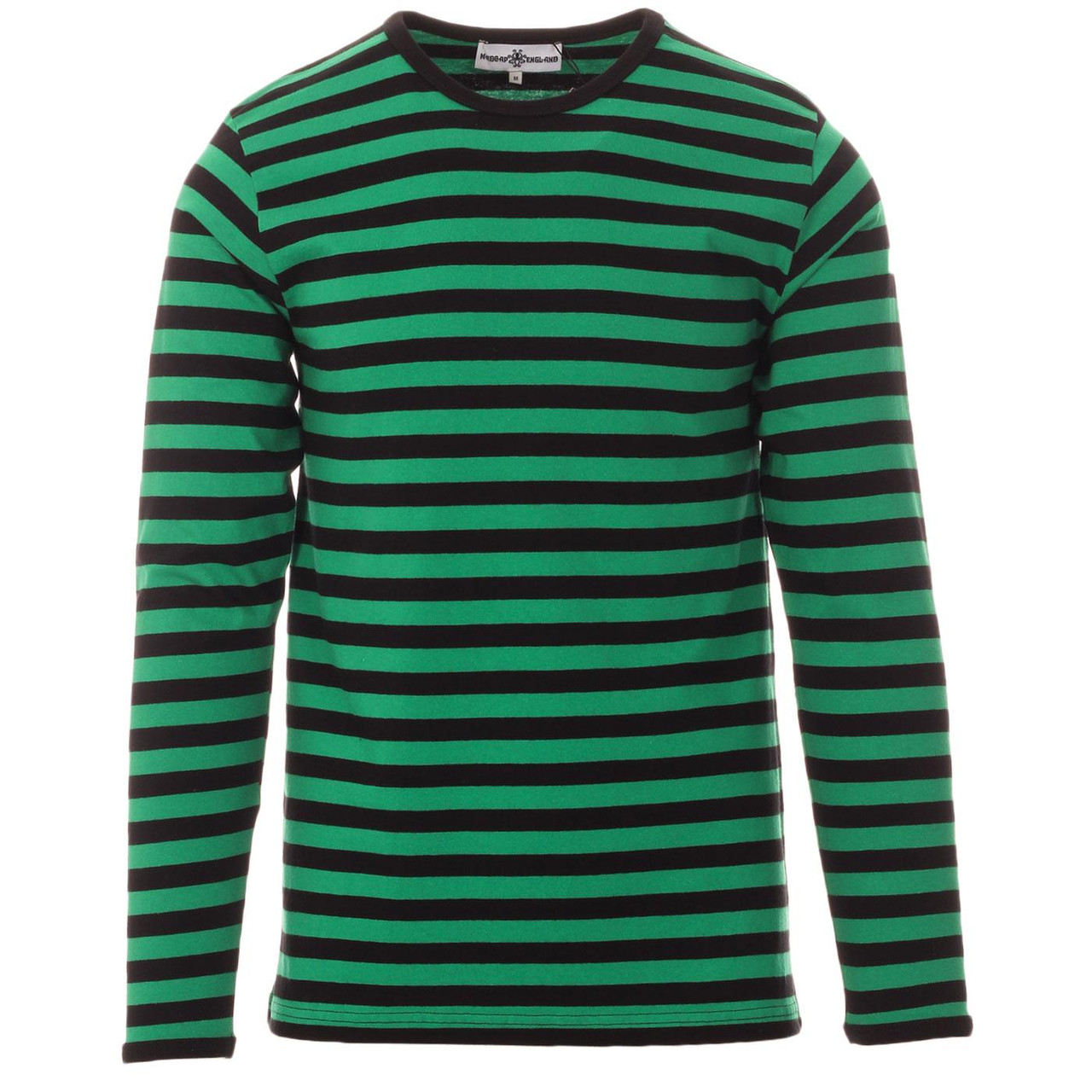 Retrorocket MADCAP ENGLAND Mod L/S Stripe Tee G/B