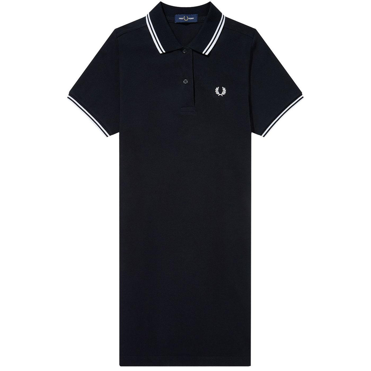 ワンピース Twin Tipped Fred Perry Dress D3600 Twin Tipped Fred Perry Dress - Navy / Light Ice / Warm Oat