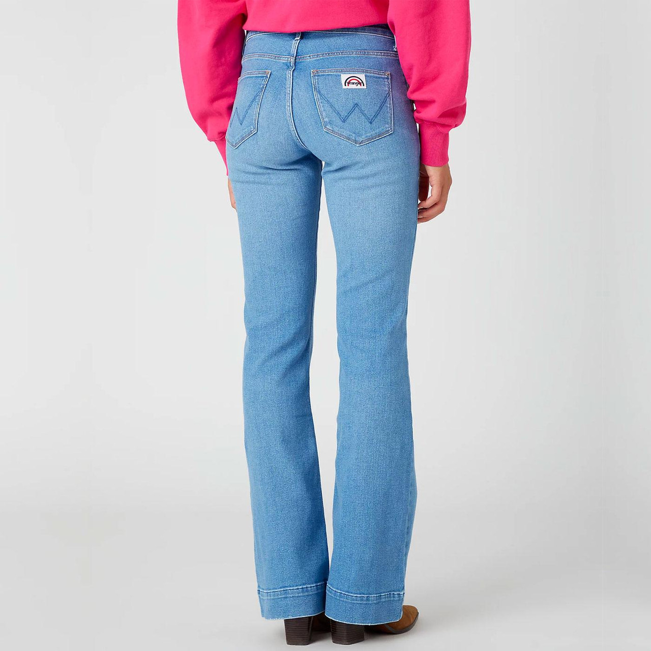 Wrangler Retro '70s Flare Denim Jeans Hazel