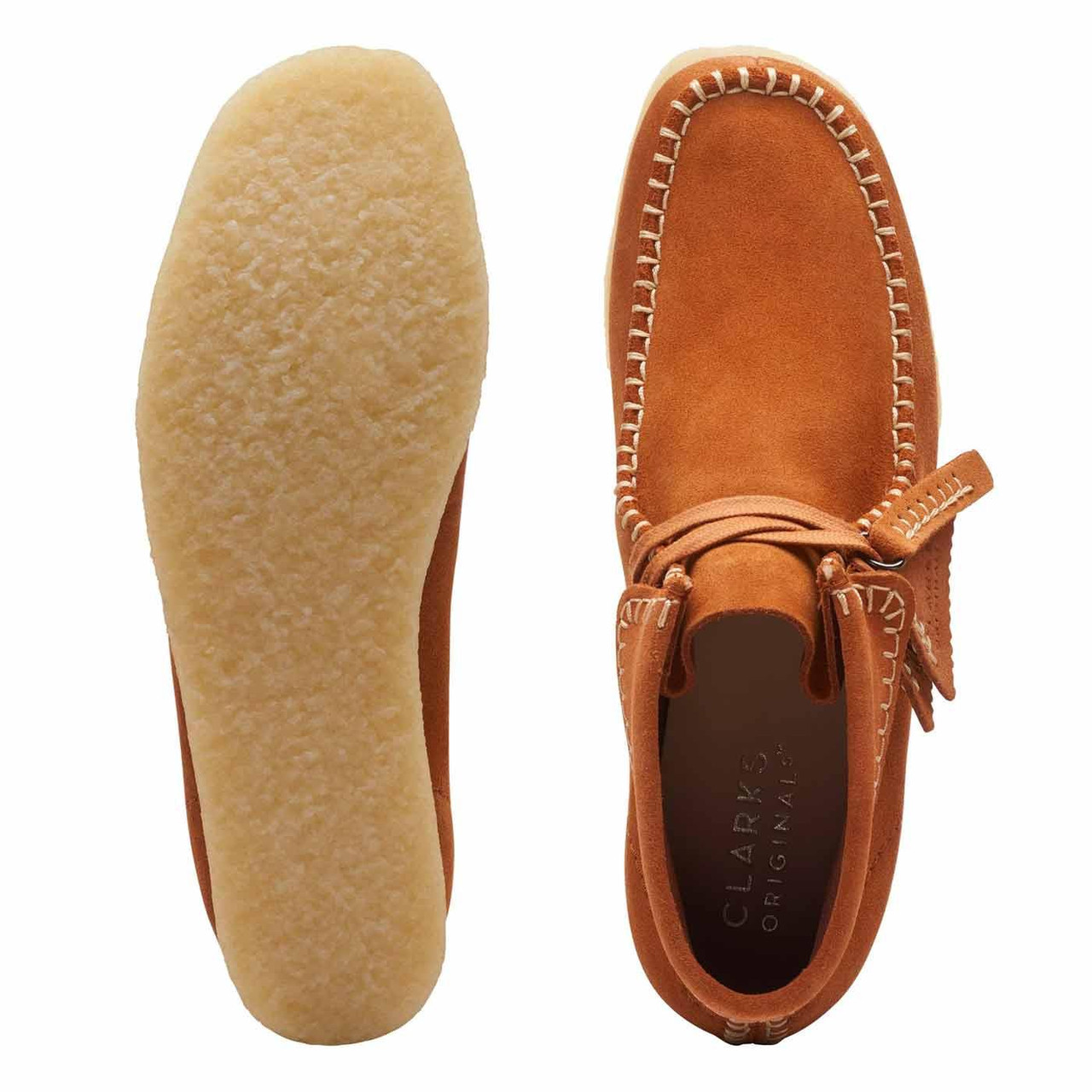 Clarks Originals Walla Boot Stitch Ginger Suede