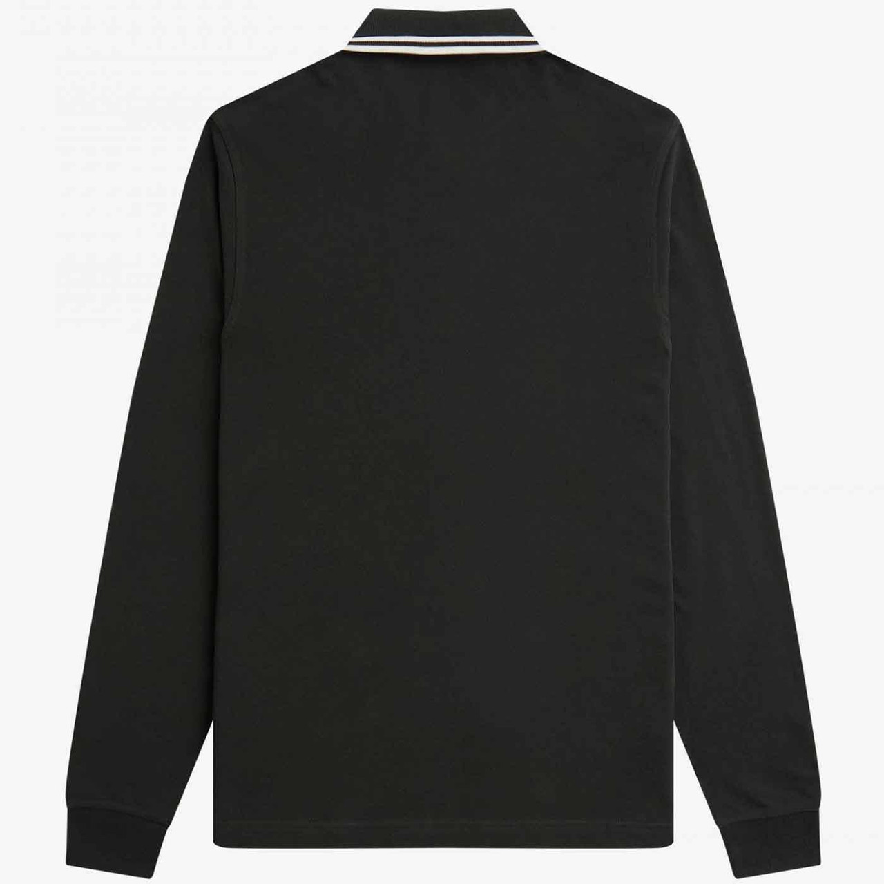 M3636 FRED PERRY Mod L/S Twin Tipped Polo (NG/SW)